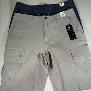 VISIVE Cargo Shorts Lot 2 Size 33 Lightweight Hiking Tactical Outdoor NWT